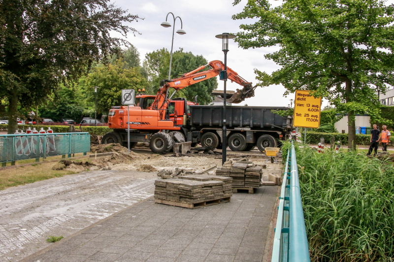 Wegwerkzaamheden fietsoversteek gestart