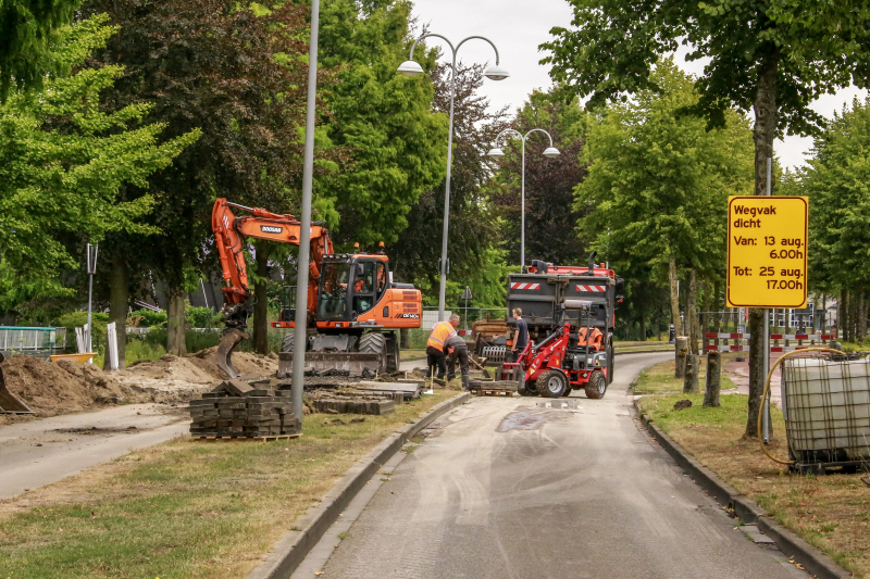 Wegwerkzaamheden fietsoversteek gestart