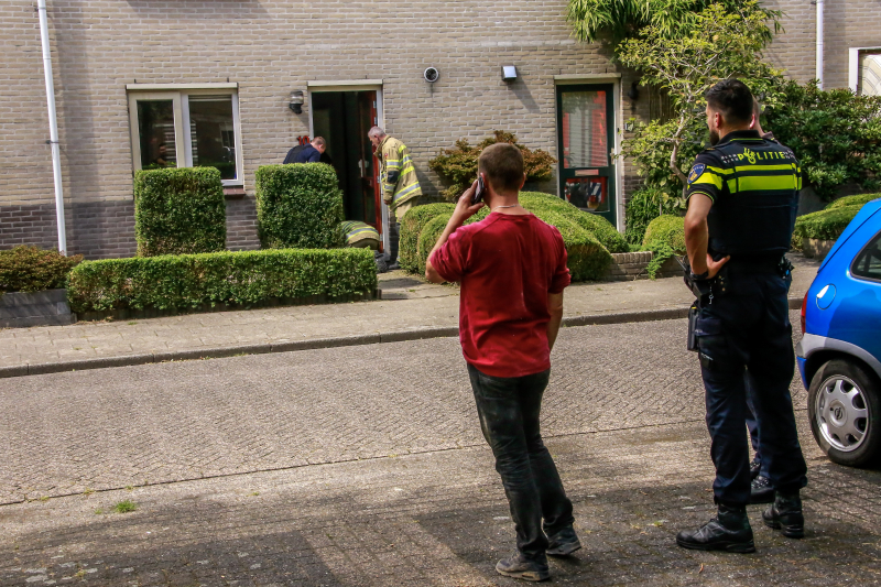 Bewoner zaagt gasleiding doormidden