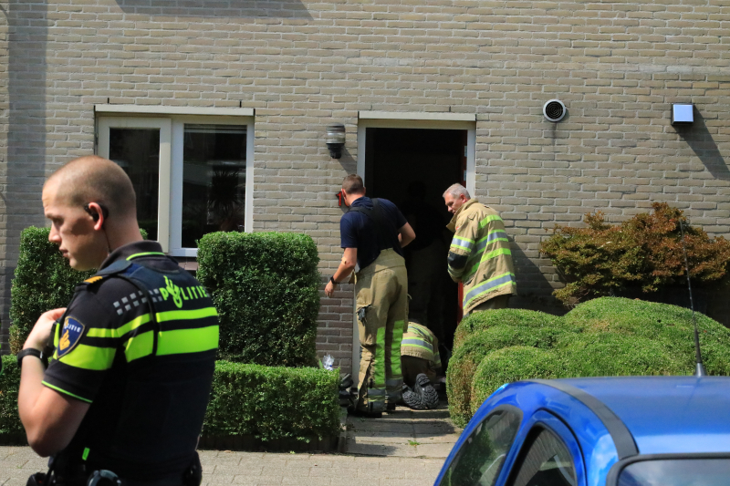 Bewoner zaagt gasleiding doormidden