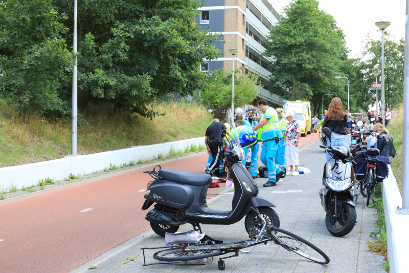 Fietser zwaargewond na ongeval