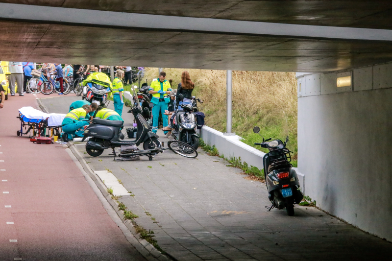 Fietser zwaargewond na ongeval