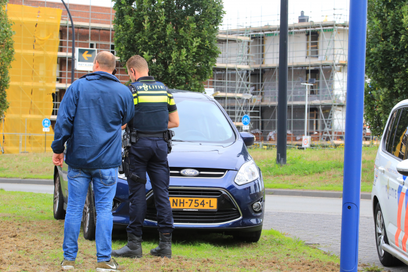 Overstekende fietsster aangereden