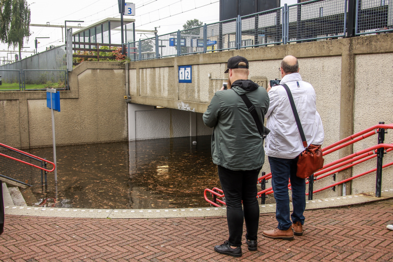 Regenbuien zorgen voor veel wateroverlast