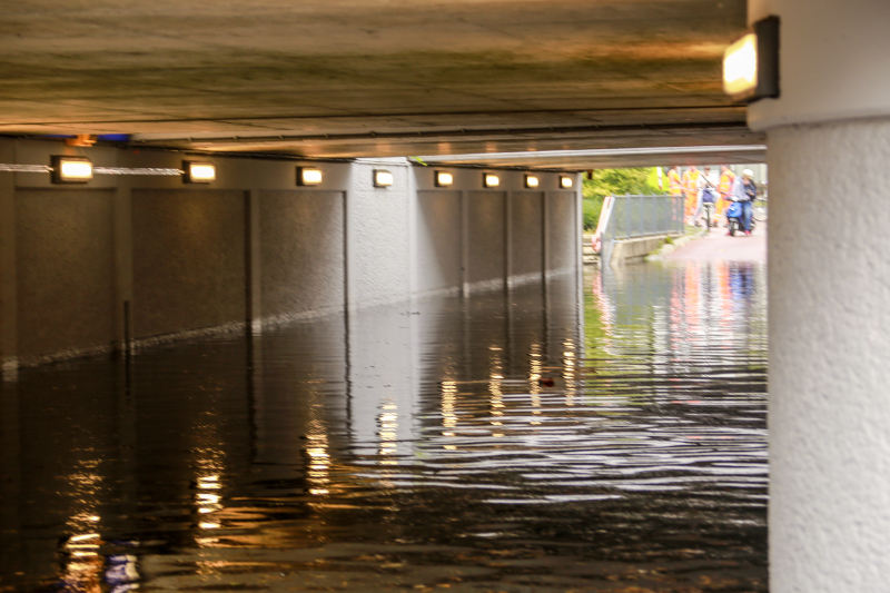 Regenbuien zorgen voor veel wateroverlast