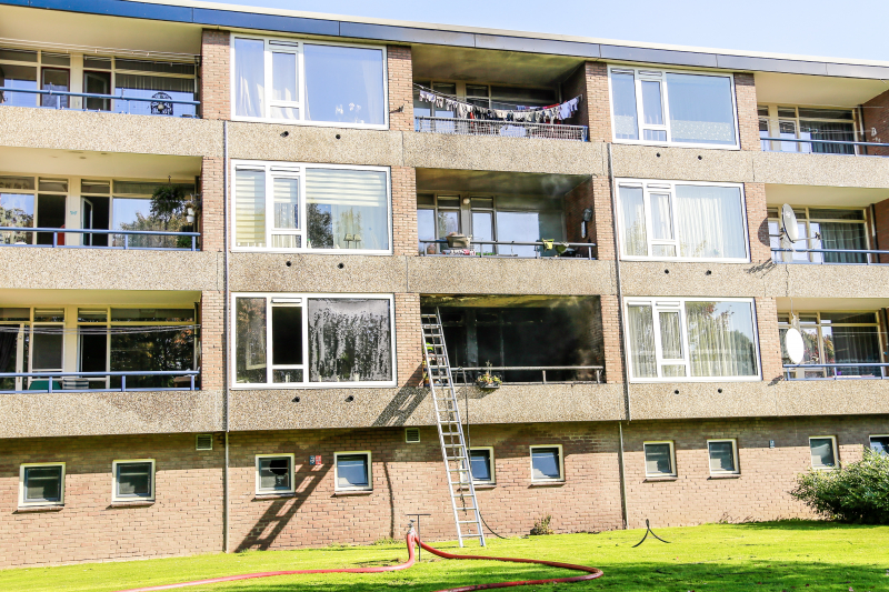 Uitslaande brand in flat