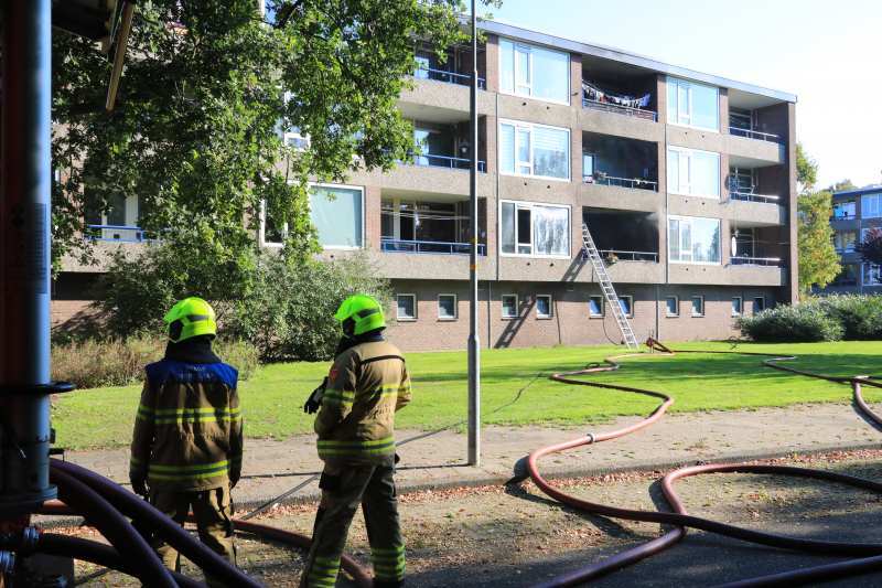 Uitslaande brand in flat