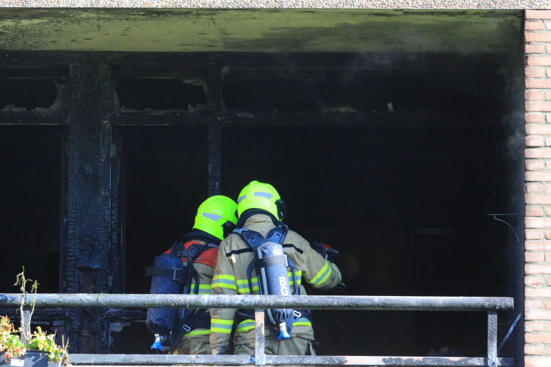 Uitslaande brand in flat