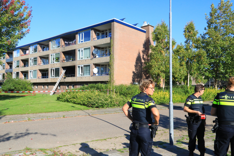 Uitslaande brand in flat