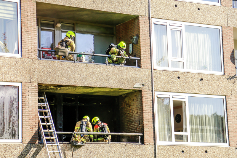 Uitslaande brand in flat