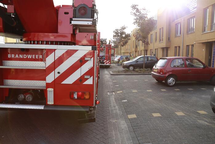 Veel rook bij brand in keuken