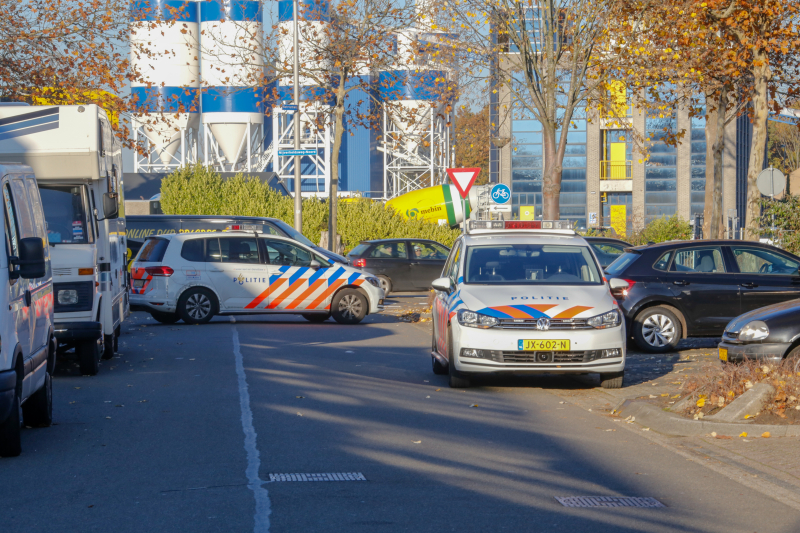 Fietser geschept door auto