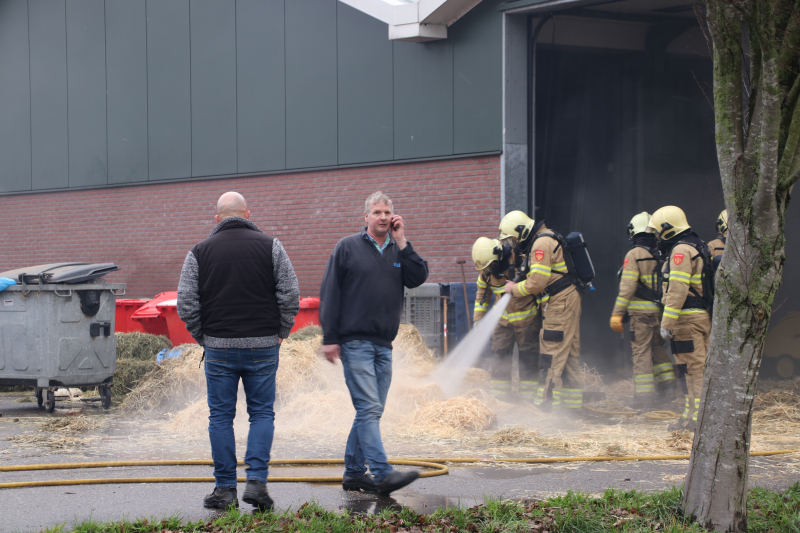 Brand in schuur