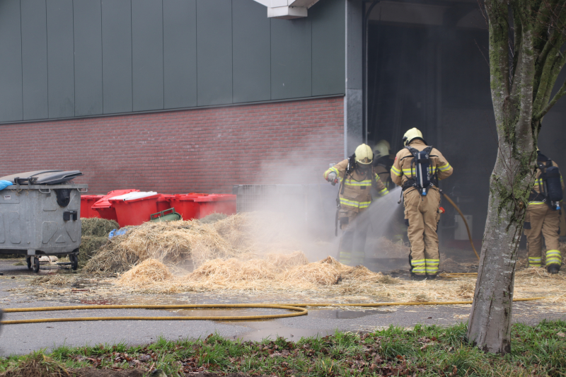 Brand in schuur