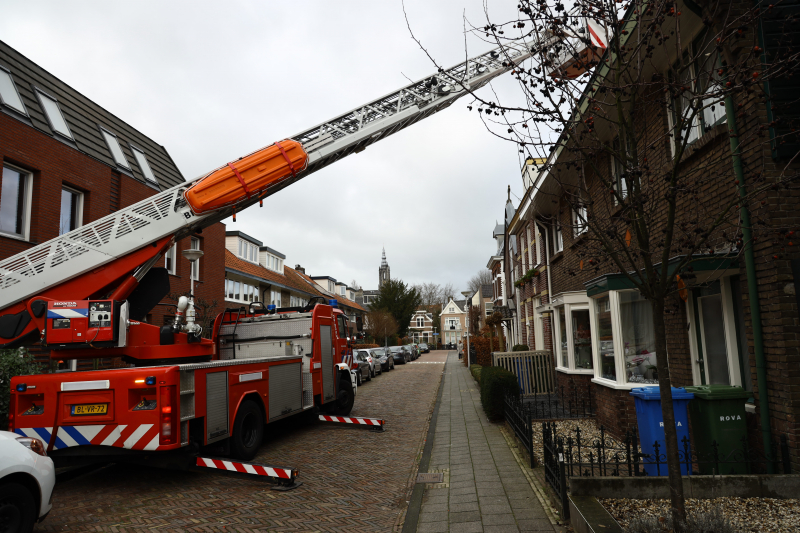 Dak losgelaten door storm