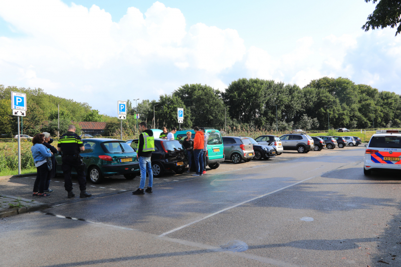 Drie auto's betrokken bij kop-staart aanrijding