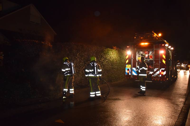 Heg verwoest na brand