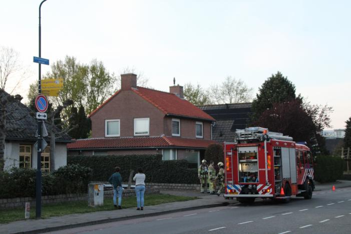 Flinke rookontwikkeling bij woningbrand