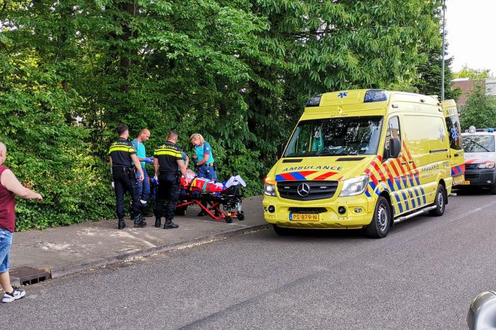 Fietser gewond na lelijke val