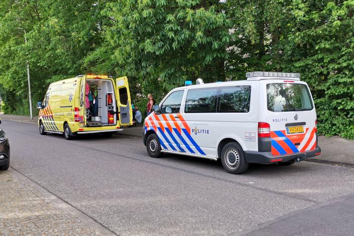 Fietser gewond na lelijke val