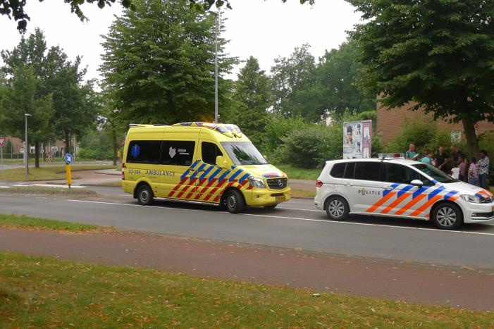 Fietser gaat onderuit en raakt gewond