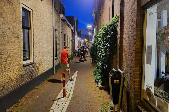 Gaslucht waargenomen op straat