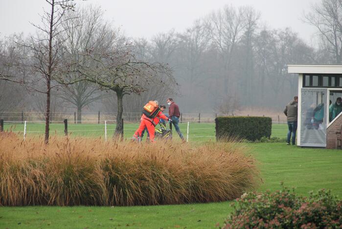 Traumahelikopter landt voor incident