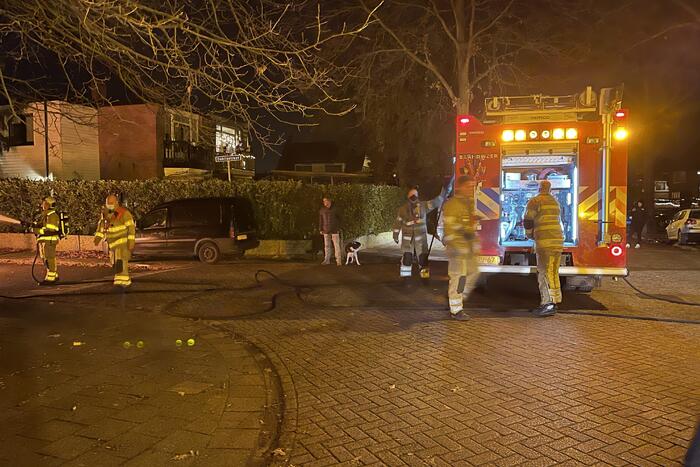 Camper verwoest door brand