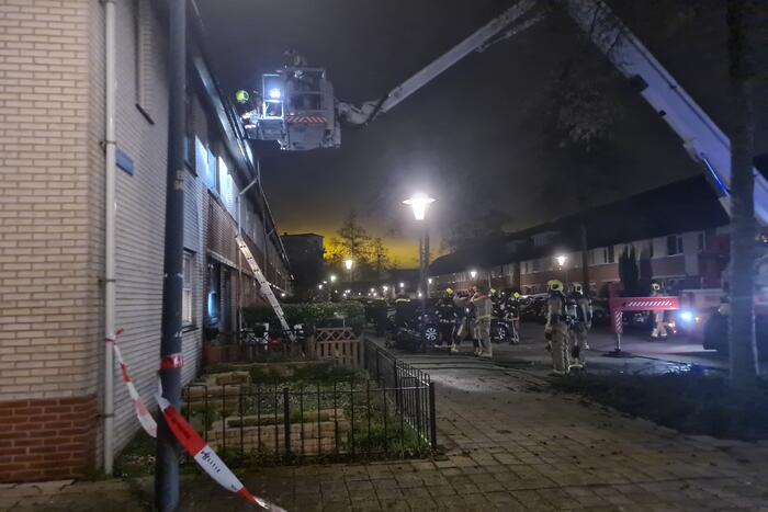 Scooterbrand slaat over op woning