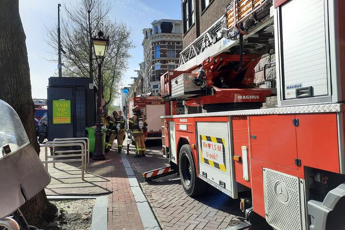 Brandweer doet onderzoek naar brand in The Bank