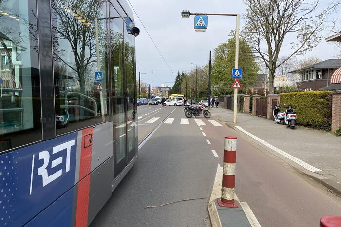 Zwaargewonde bij ongeval op tramspoor