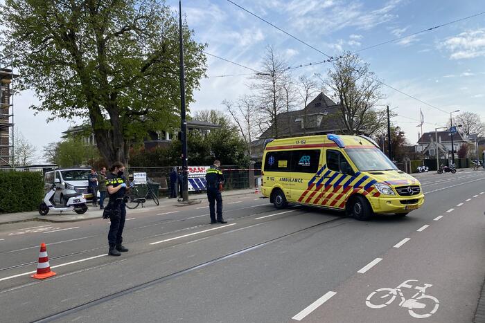 Zwaargewonde bij ongeval op tramspoor