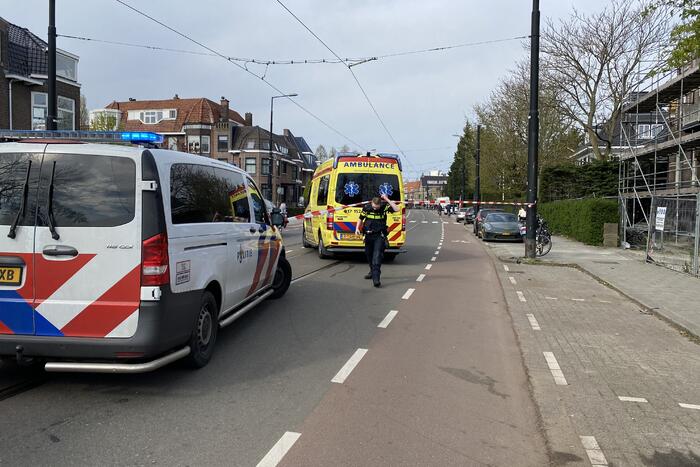 Zwaargewonde bij ongeval op tramspoor