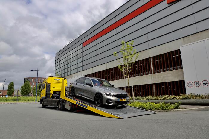 Ongeval in parkeergarage DekaMarkt