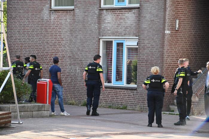 Buurtbewoners horen schoten