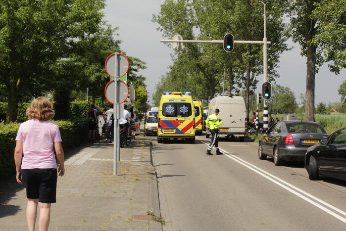 Kind op fiets aangereden door Picnic-bezorgwagen