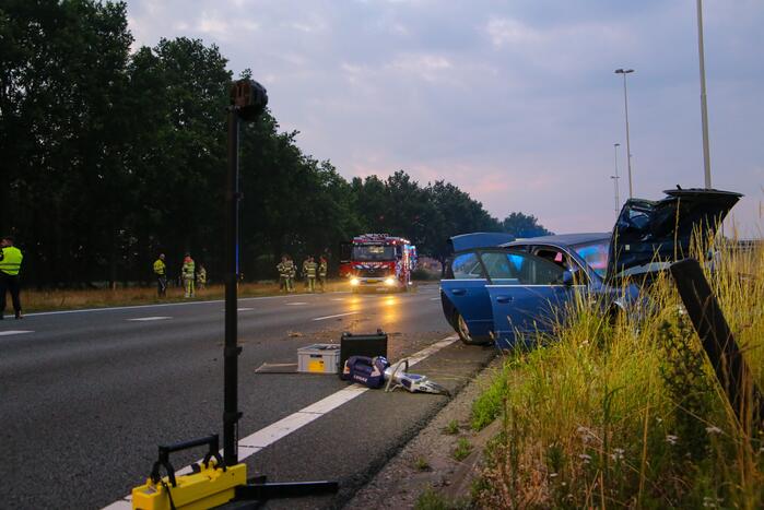 Zwangere vrouw gewond door ernstig ongeval