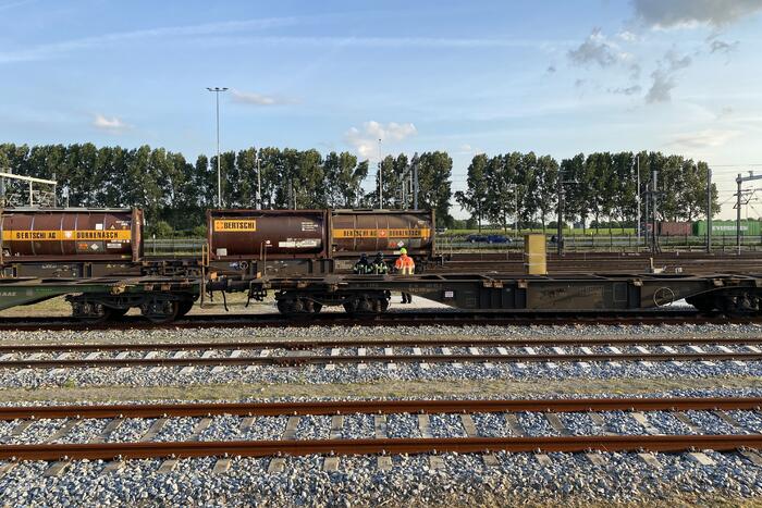 Lekkende treinwagon zorgt voor gevaarlijke situatie