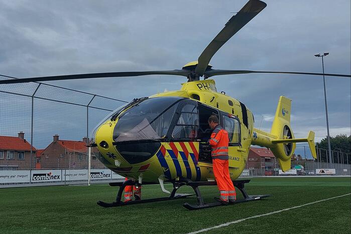 Inzet traumahelikopter trekt veel bekijks