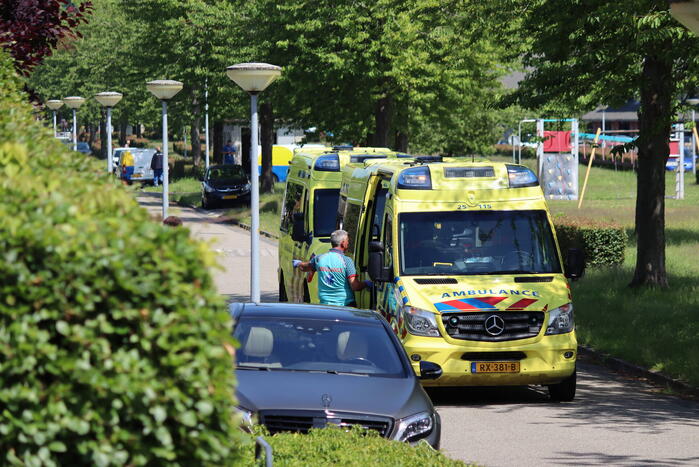 Persoon gewond na val van steiger