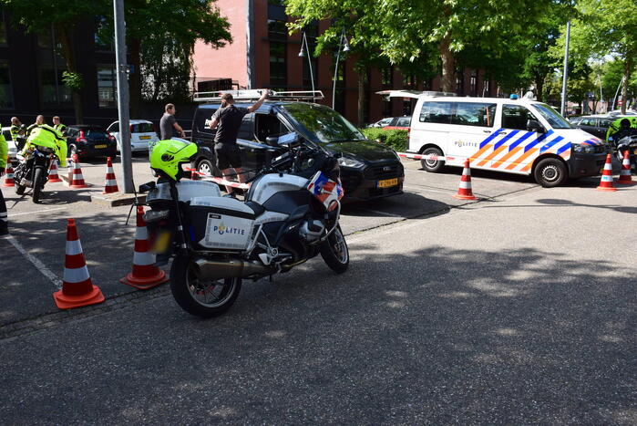 Politie neemt scooter in beslag tijdens controle