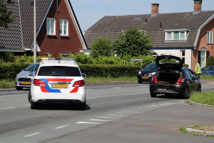 Meerdere auto's op elkaar gebotst