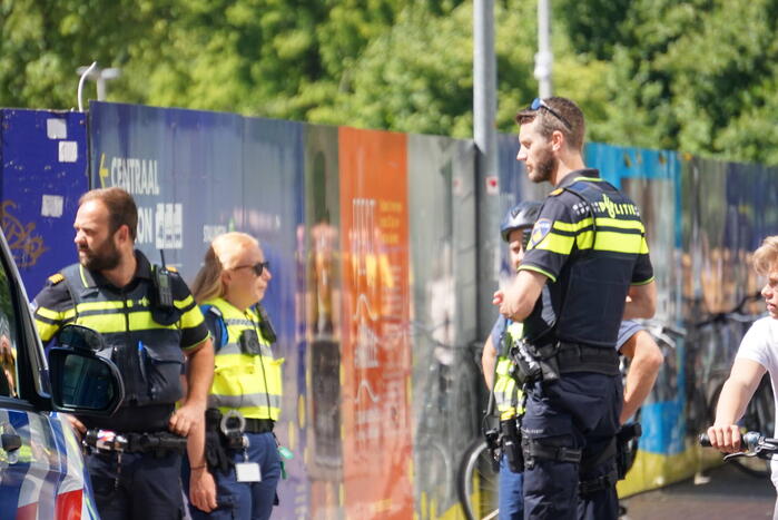 Fouillering na incident op Centraal Station