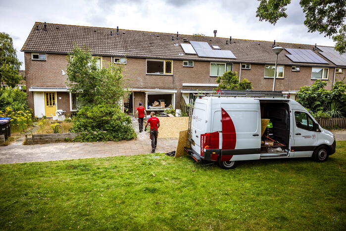 Woningen ontruimd door ontploffing