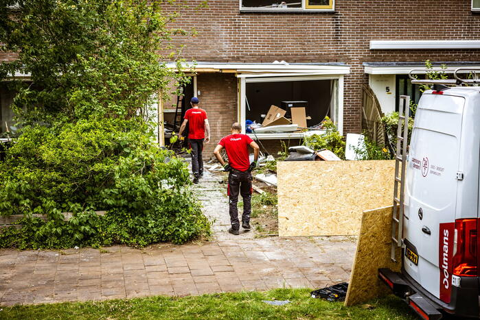 Woningen ontruimd door ontploffing