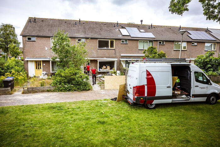 Woningen ontruimd door ontploffing