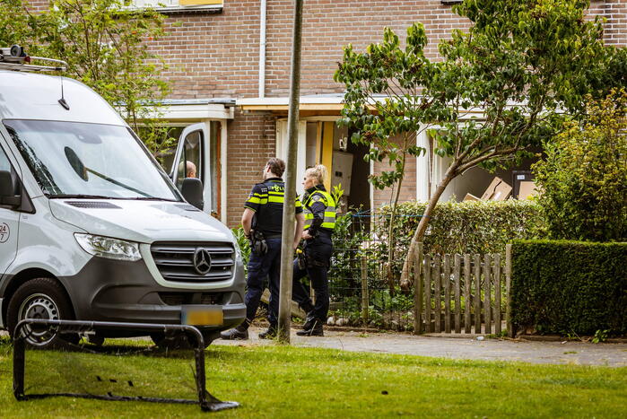 Woningen ontruimd door ontploffing