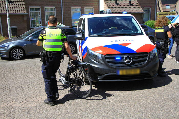 Fietser gewond bij botsing met auto