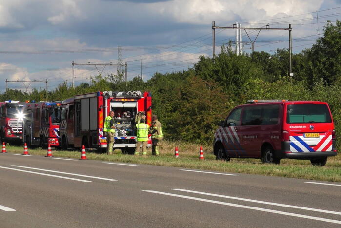 Geen treinverkeer vanwege brand langs spoorlijn