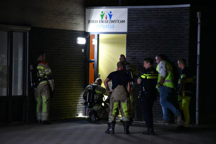 Onderzoek naar brandschade aan deur